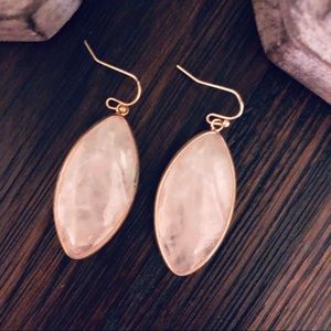Blush and Gold Earings